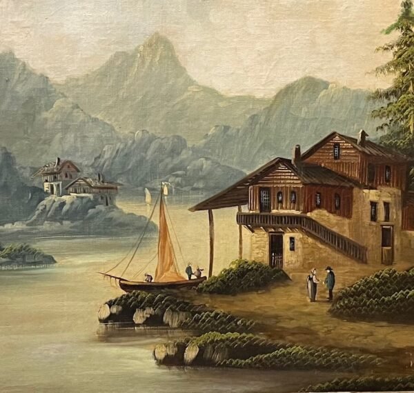 bord de lac suisse