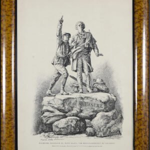 Gravure ascension Mont Blanc