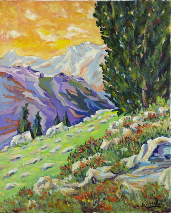 Paysage montagne E. ROCHE
