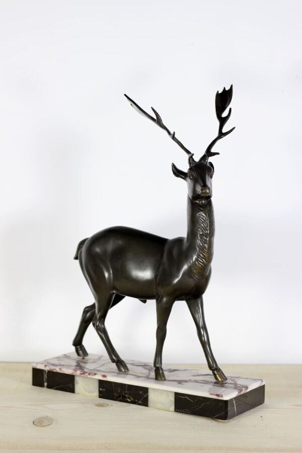 Statue Cerf- Irénée Rochard