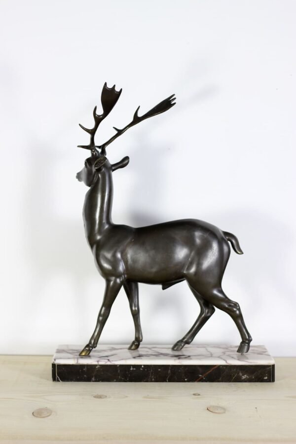 Statue Cerf- Irénée Rochard