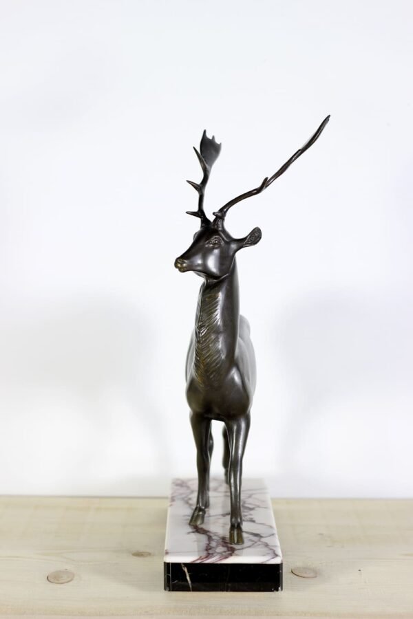 Statue Cerf- Irénée Rochard