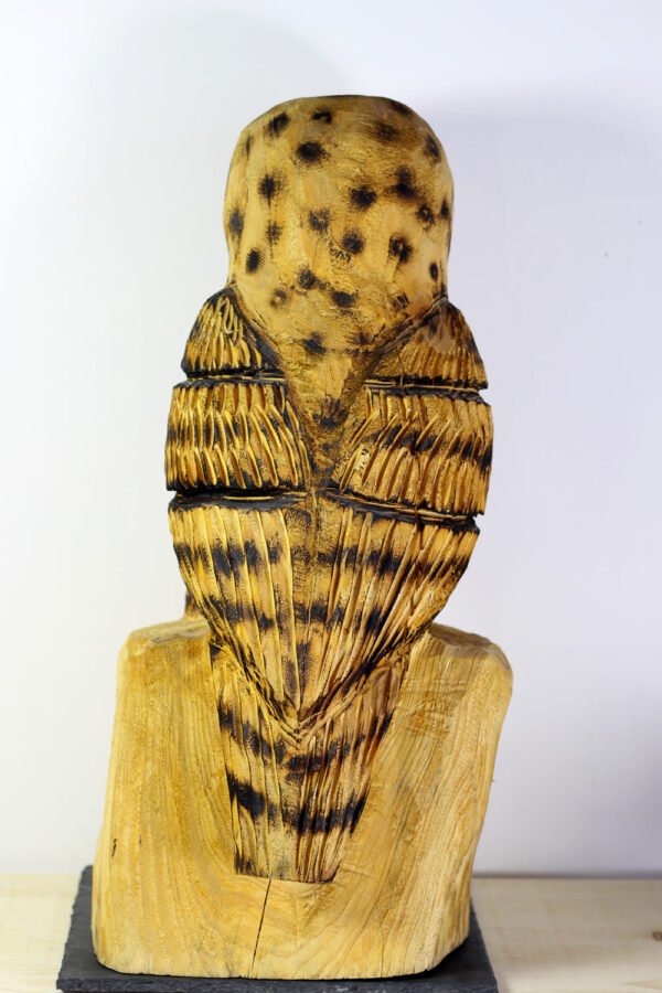 sculpture Chouette-bois