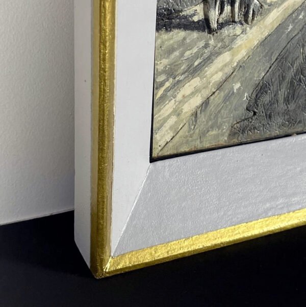 Peinture montagne Oisans la Meije