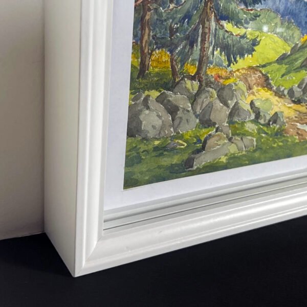 Aquarelle forêt en Oisans – Image 3