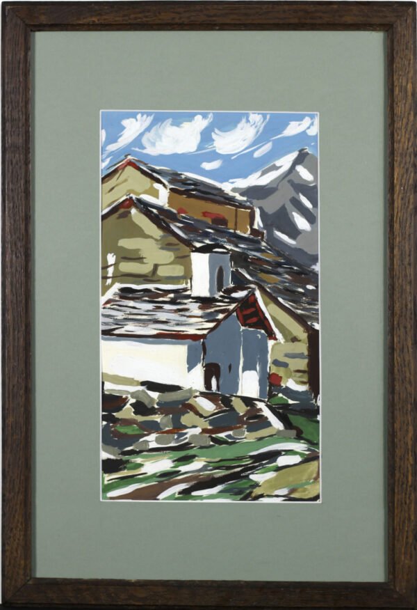 Peinture Chapelle de Tignes