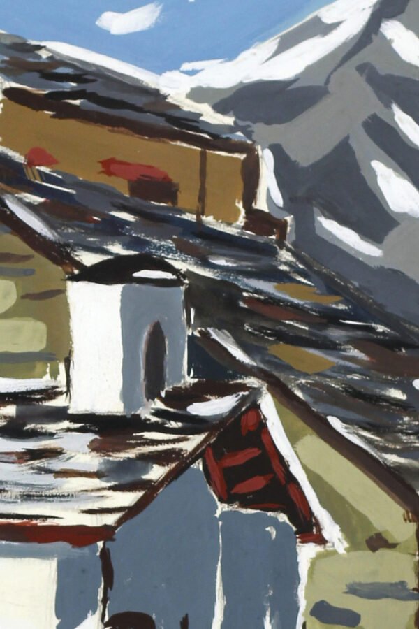 Peinture Chapelle de Tignes