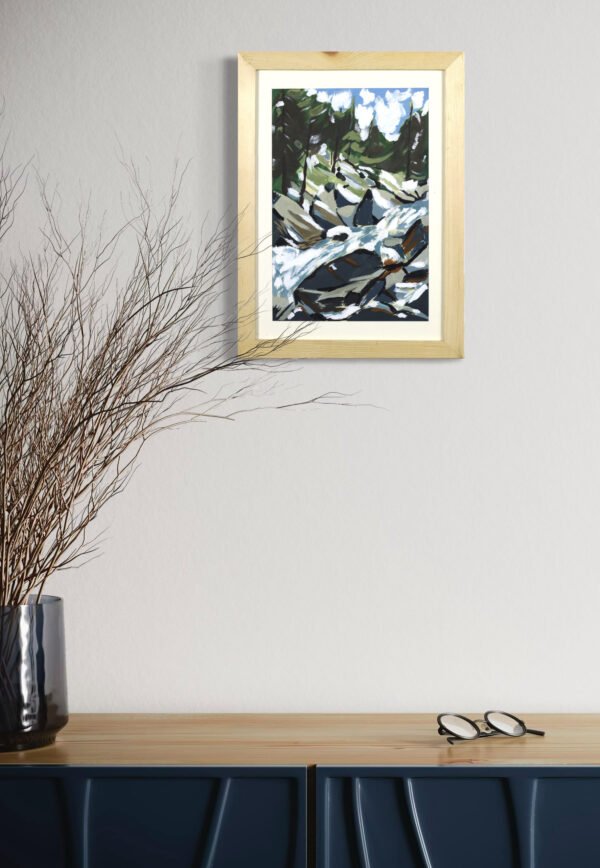 Peinture Ruisseau de Tignes