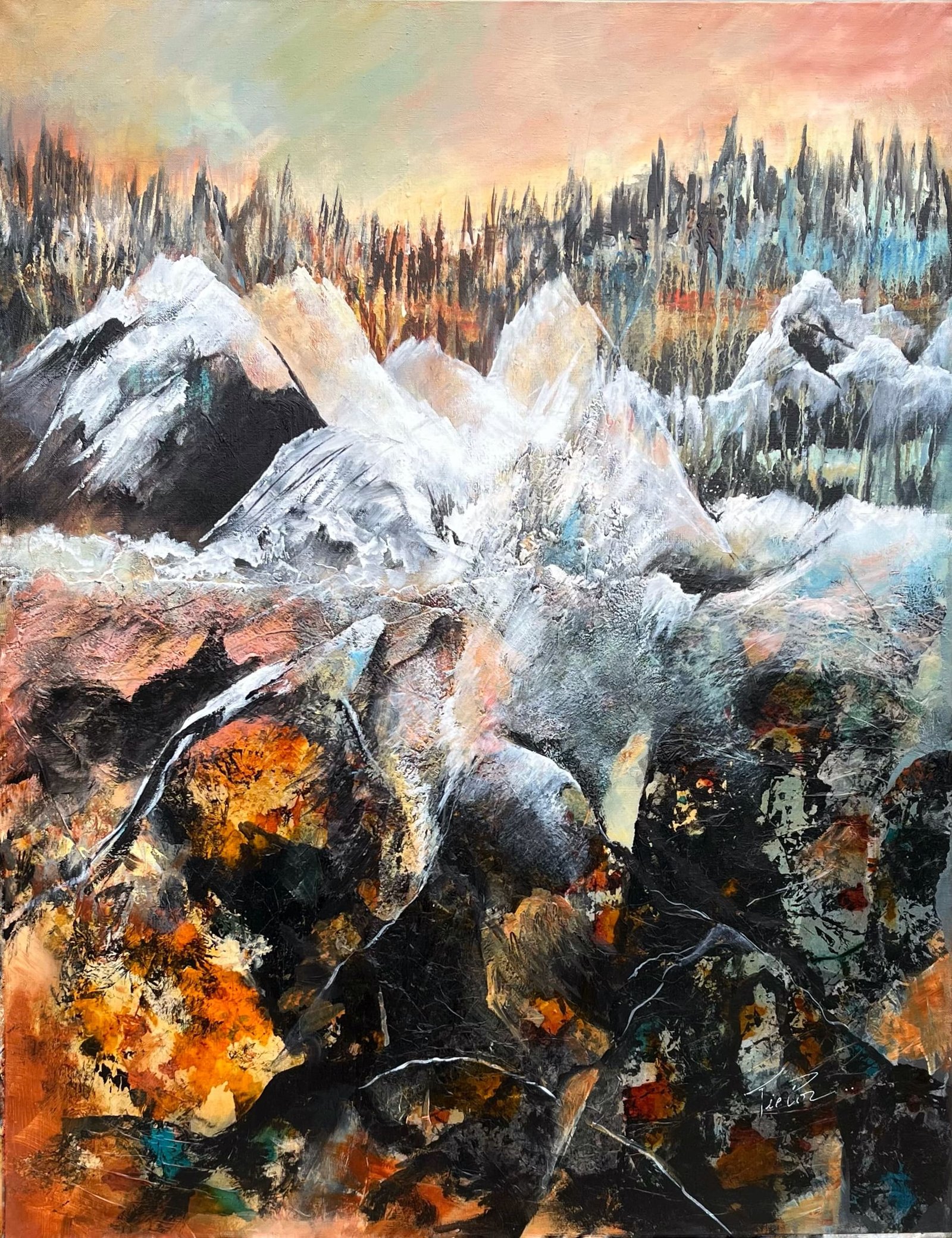 TIELOR peinture "Belledonne 1"