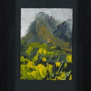 Peinture montagne abstraite 2