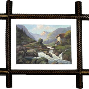 Paysage animé en haute montagne de BARONE