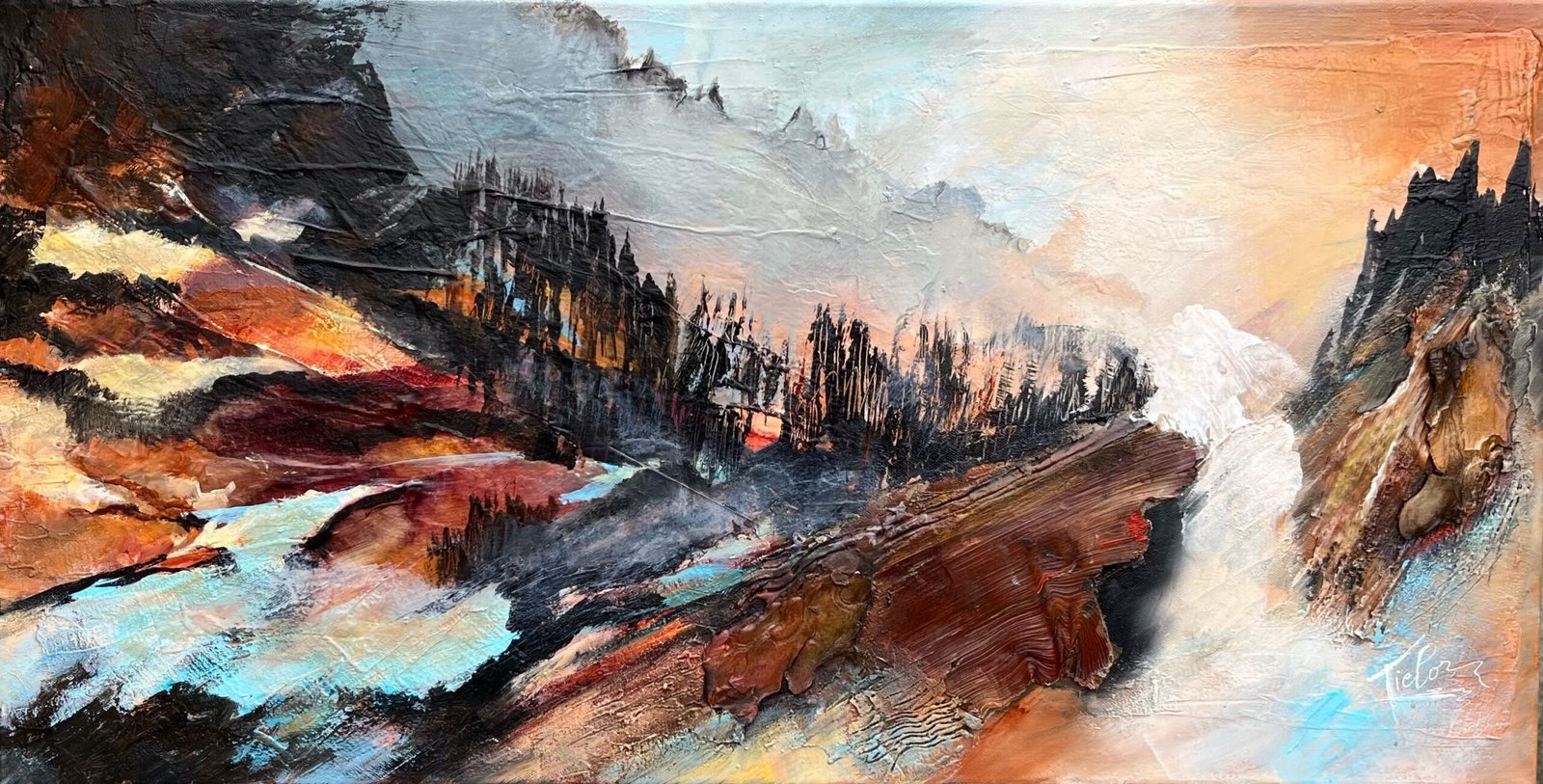 TIELOR peinture "Schwarzwald"