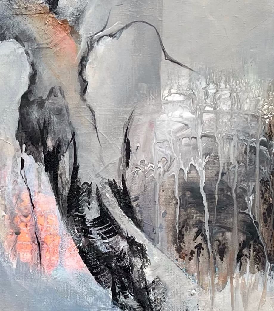 TIELOR peinture "Triptyque Racines " – Image 3