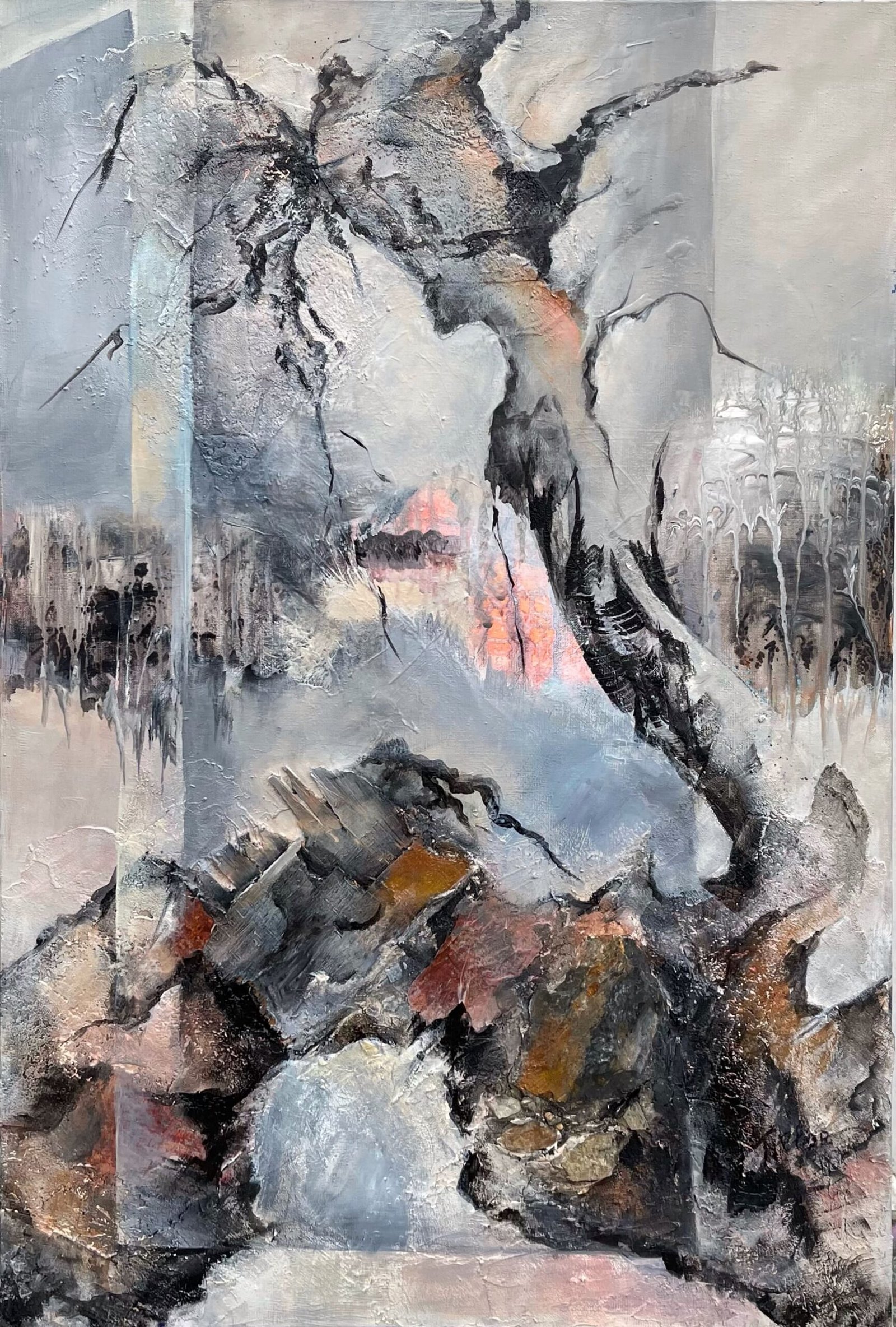 TIELOR peinture "Triptyque Racines " – Image 4