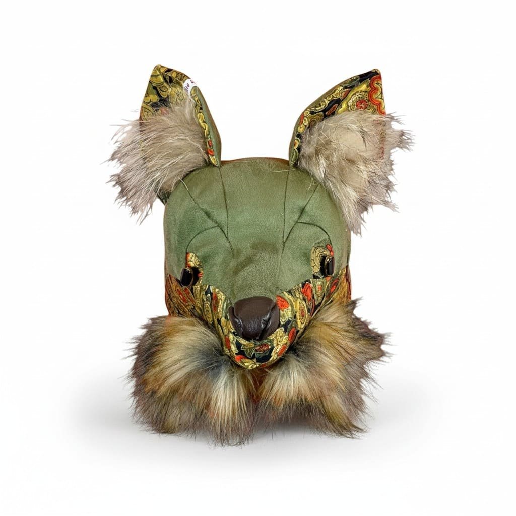 MEYER-BERTHAUD sculpture textile Renard Vert – Image 2