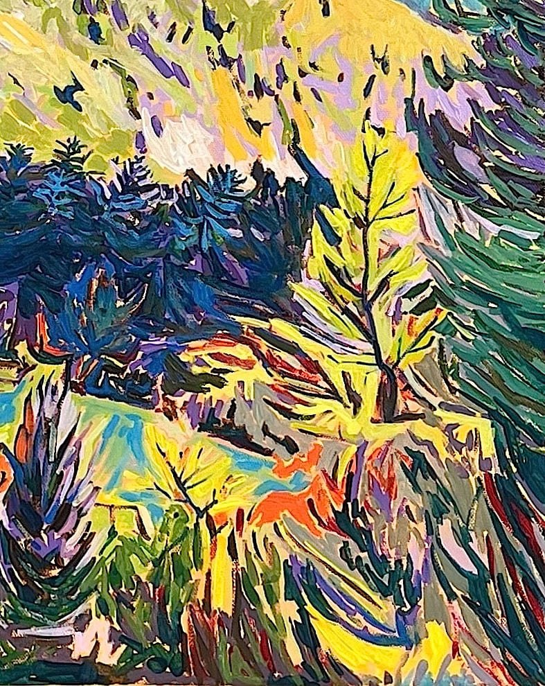 S. MATHIEU peinture Vercors "rocher de Combeau" – Image 2