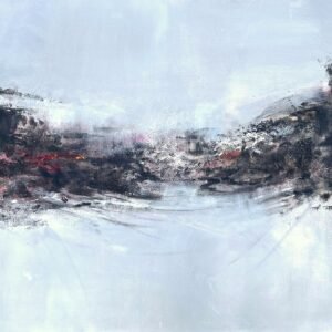 Paysage abstrait aux teintes douces