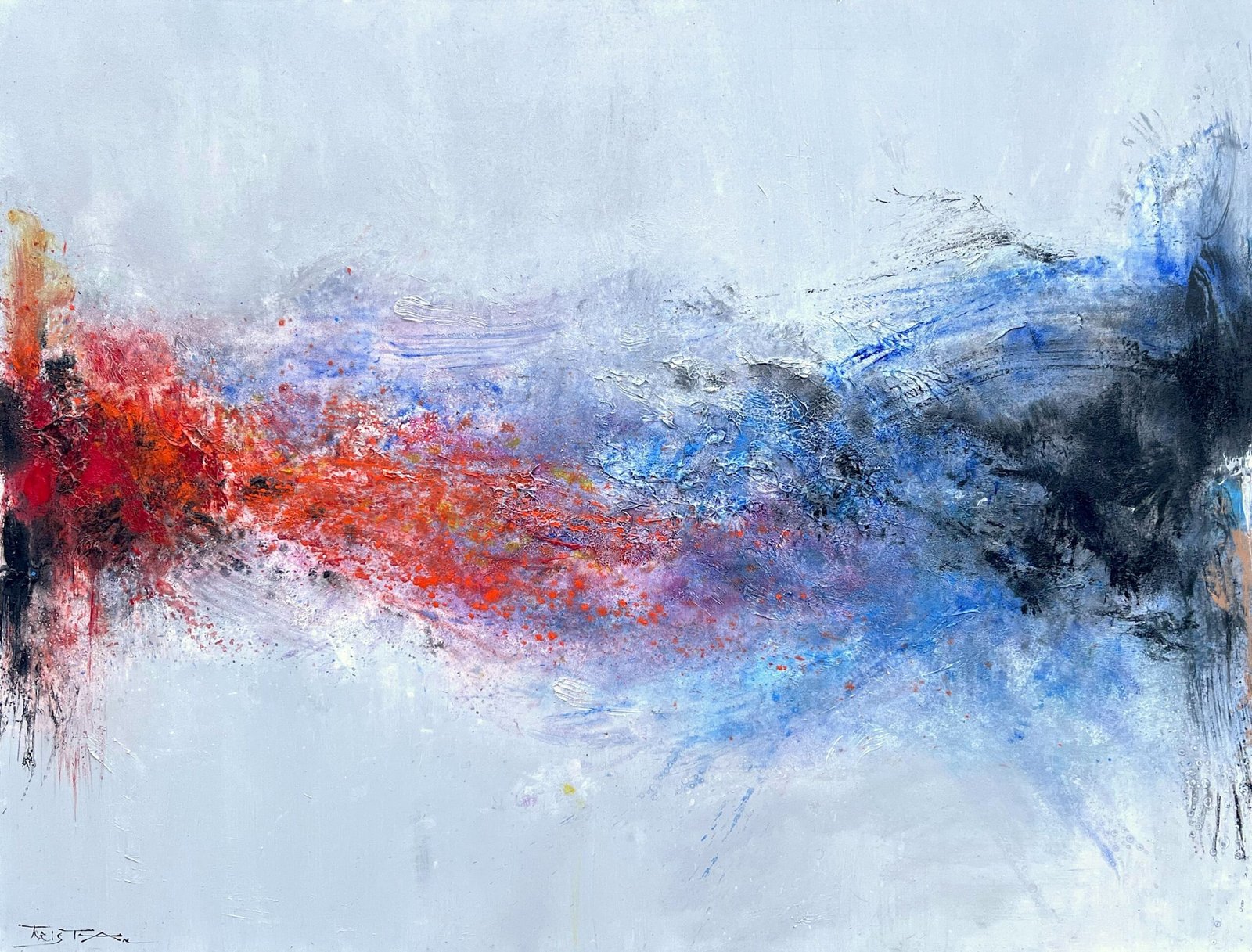 TRISTAN peinture abstraction lyrique 2