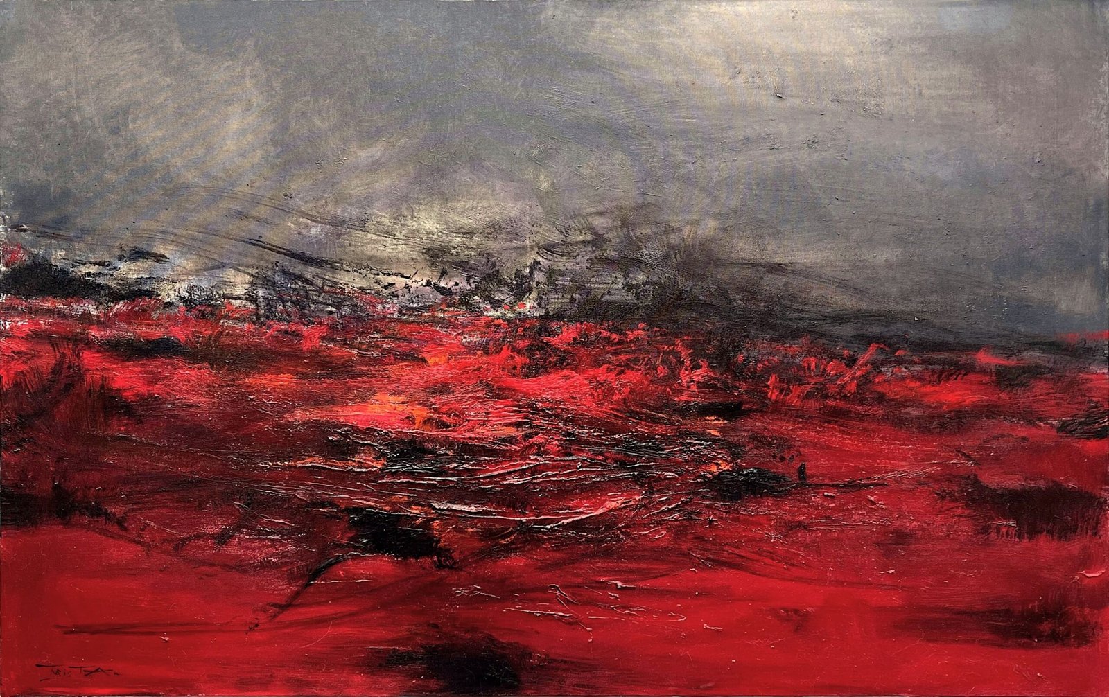 paysage abstraction lyrique