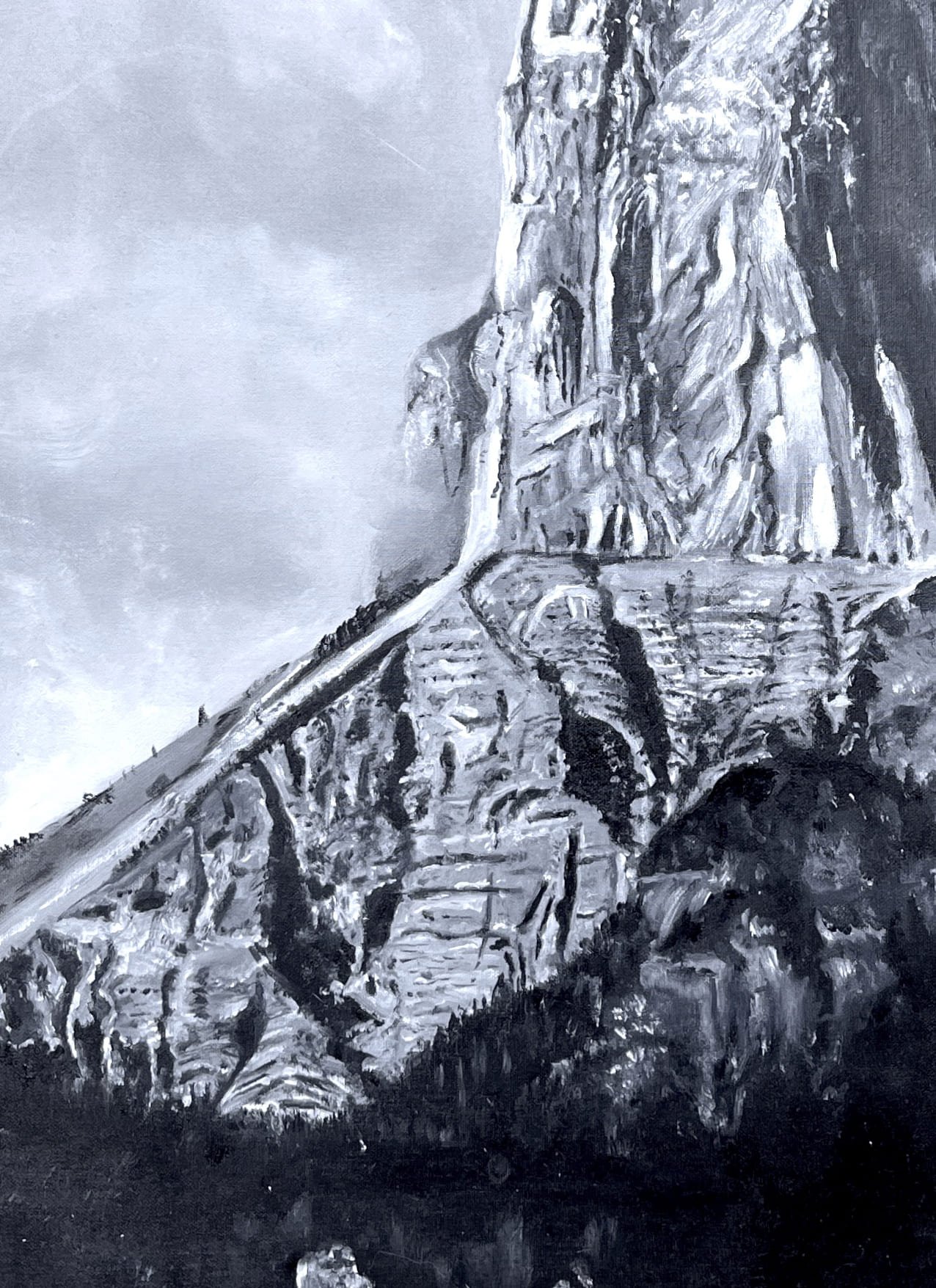 NAUDET peinture Mont Aiguille – Image 2