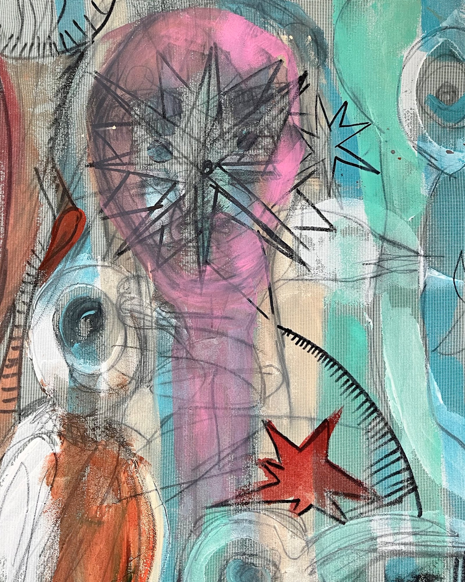 PAM peinture contemporaine "Le cycle de la vie" – Image 2