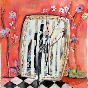 PAM peinture contemporaine "L'échappée des cases"