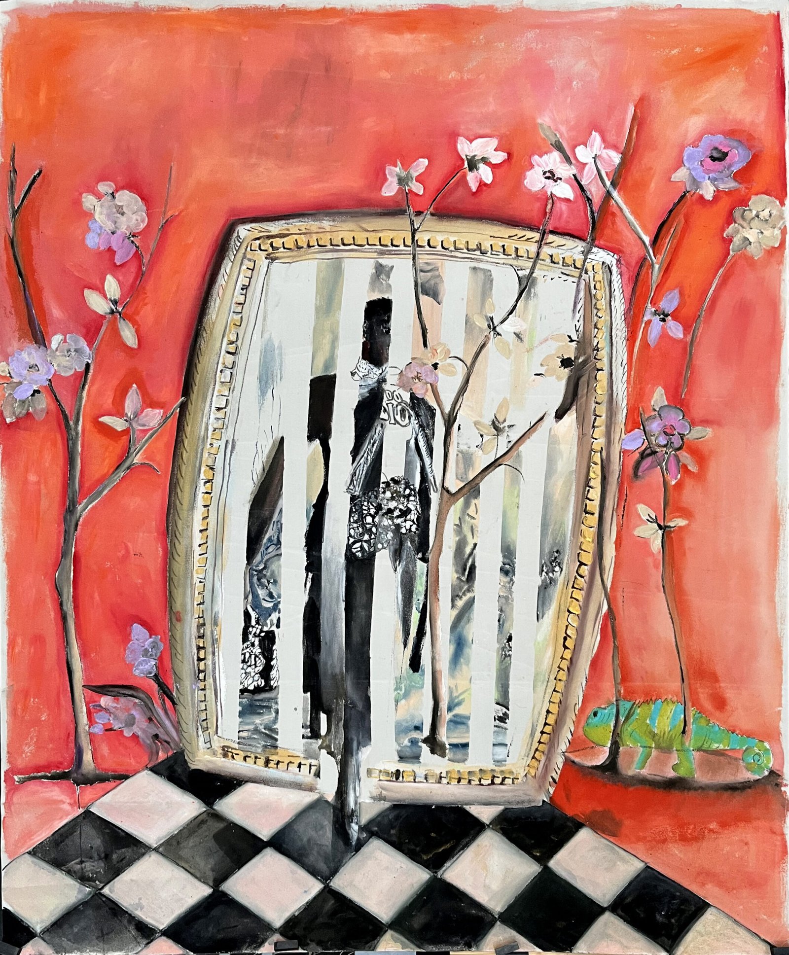 peinture chemin de Rochefort