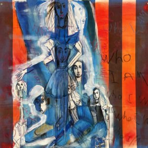 PAM peinture contemporaine "Alice nightmare"