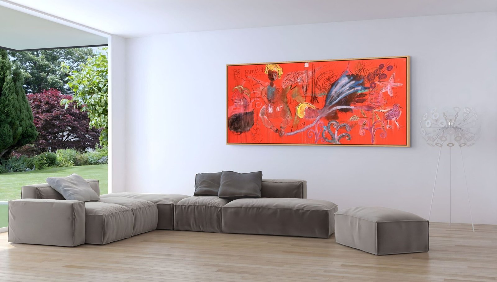 PAM peinture contemporaine "La rose du prince" – Image 3