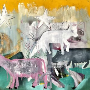 PAM peinture contemporaine "WOLF"