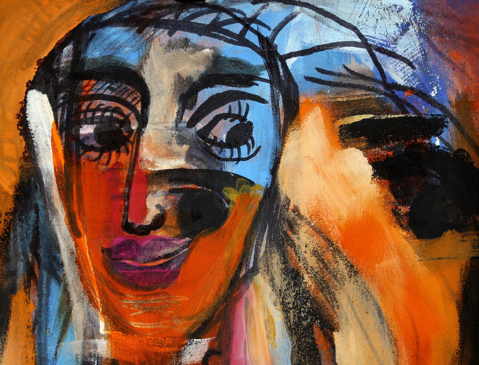 PAM peinture contemporaine "Alice fall" – Image 2