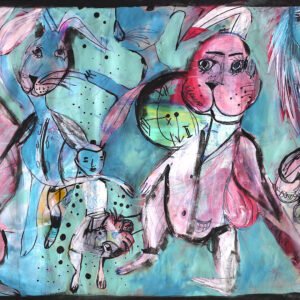 PAM peinture contemporaine "Drink me"