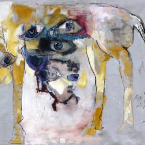 PAM peinture contemporaine "Horses"