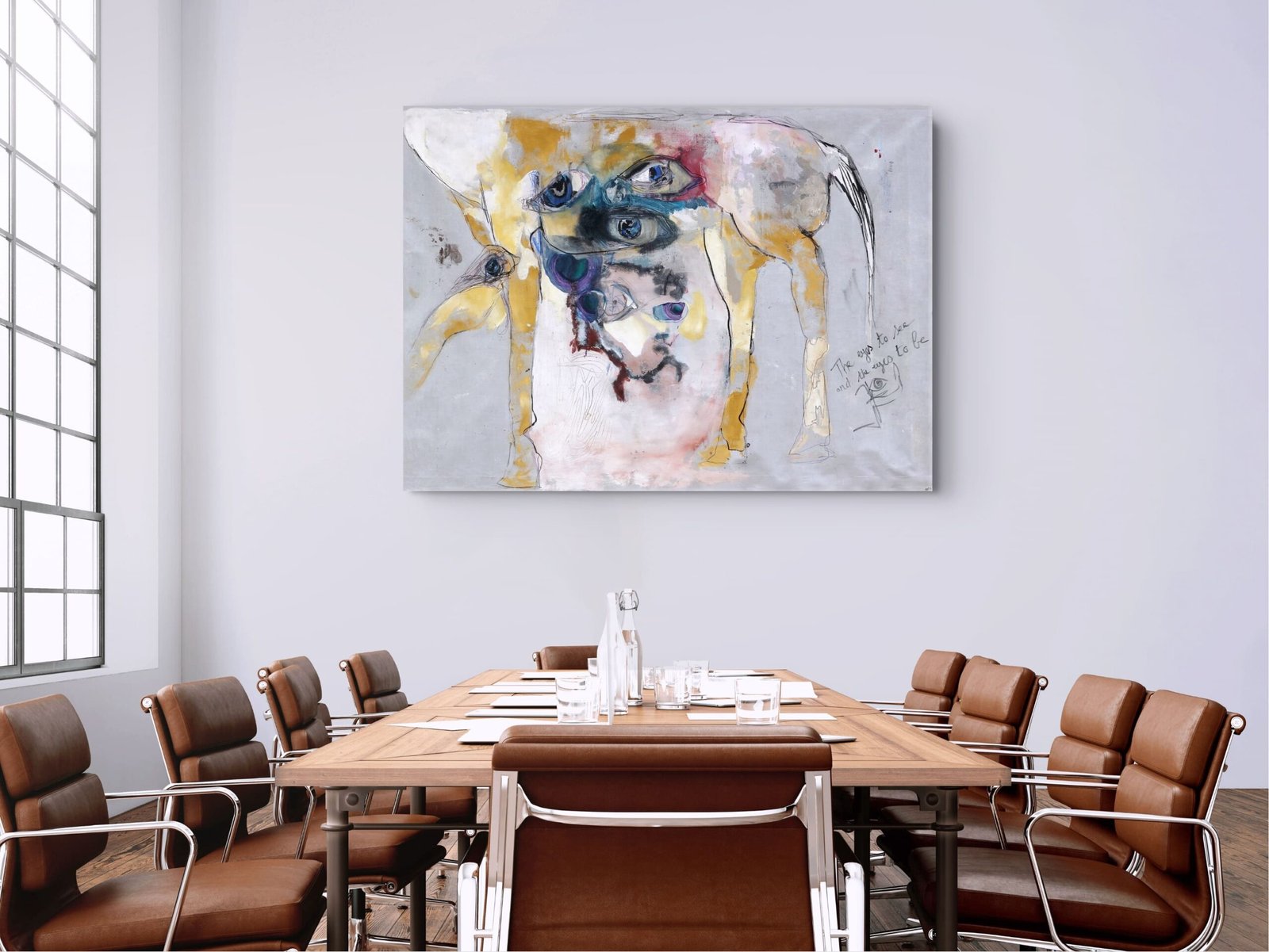 PAM peinture contemporaine "Horses" – Image 6