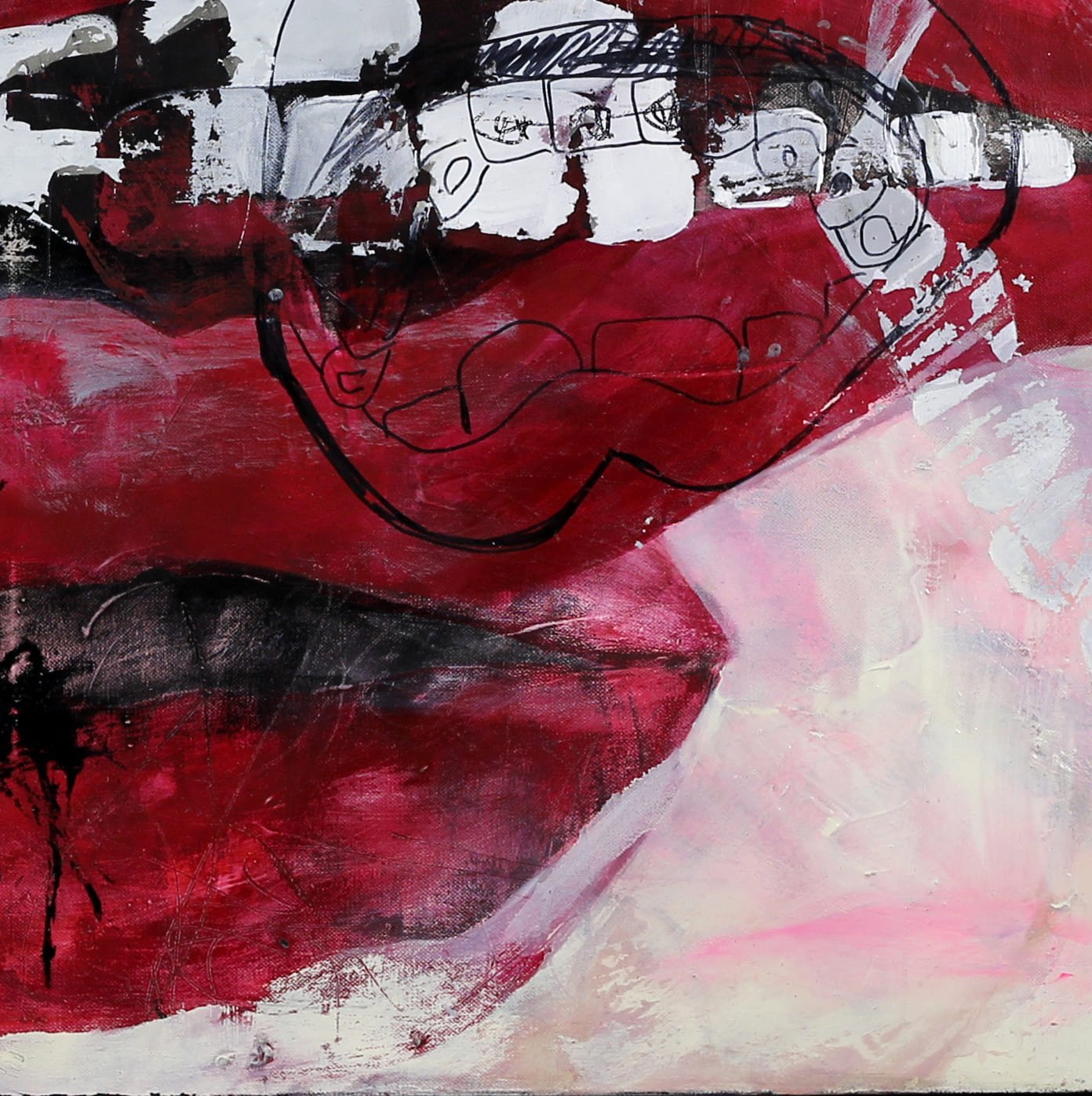 PAM peinture contemporaine "Mouth 1" – Image 3